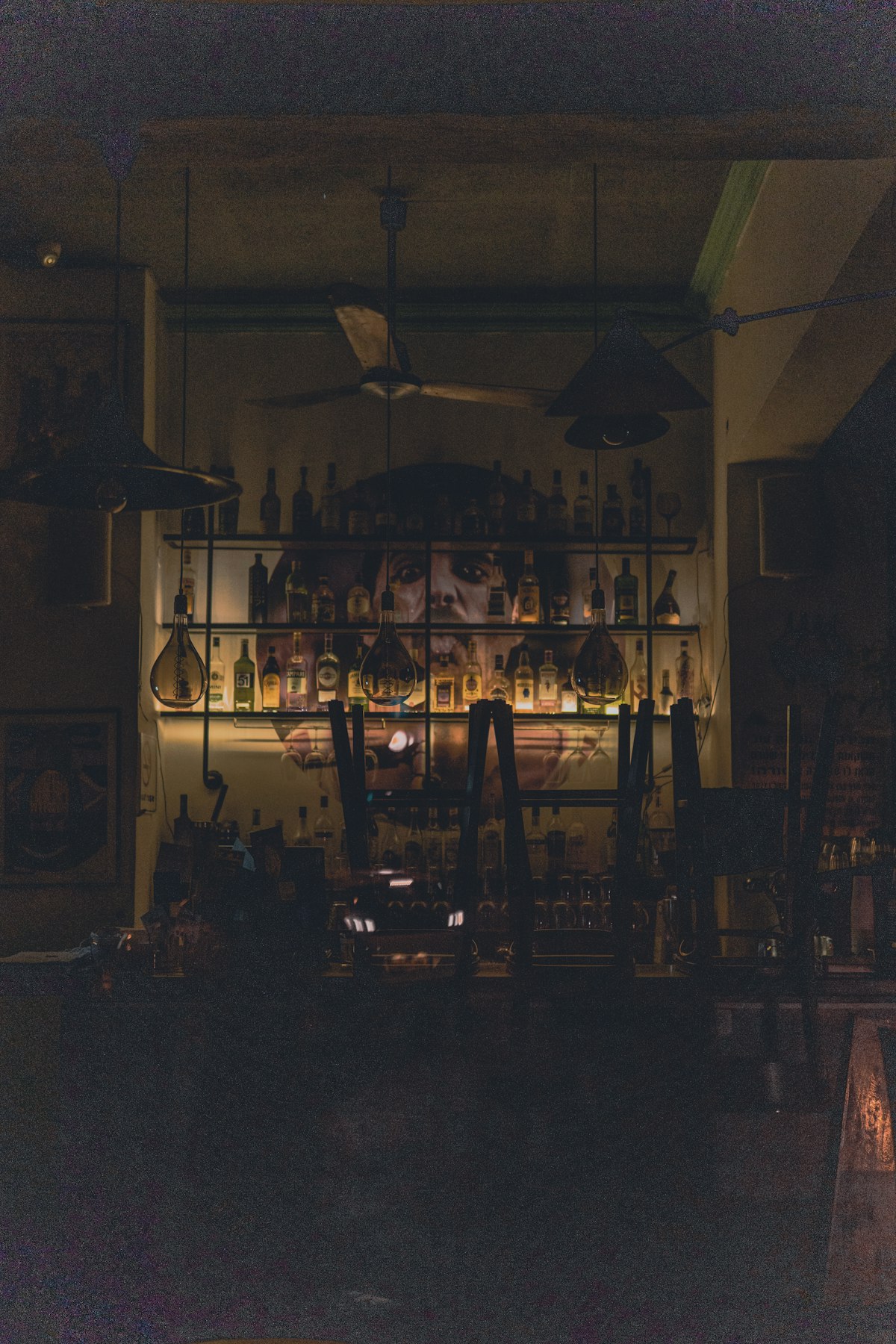 Close-up of craft cocktail garnishing